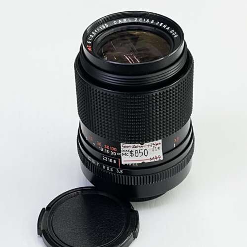 90% New  MC Carl Zeiss Jena DDR 135mm f3.5 手動鏡頭, 深水埗門市可購買