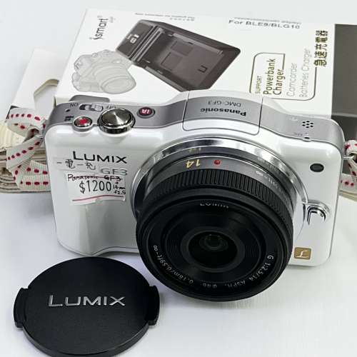 95% New Panasonic GF3 + 14-42mm f3.5-5.6 自動對焦鏡頭, 深水埗門市可購買