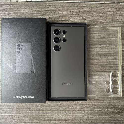 Samsung S24 Ultra 256gb港行雙卡，冇修冇拆,所有功能正常！全套齊！