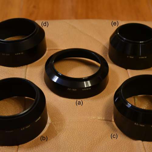 Nikon HN-7, HN-22, HN-23, HN-24 原廠遮光罩 適合中距鏡/微距鏡/變焦鏡等