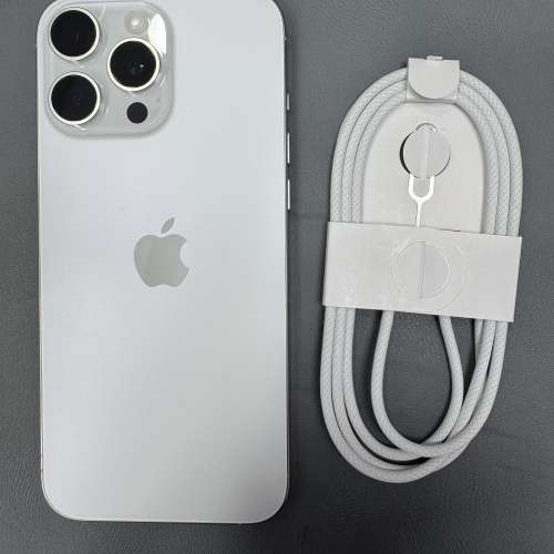 99%New iPhone 16 Pro Max 512GB 白色 香港行貨 蘋果保養到2026年5月15日 電池100% ...