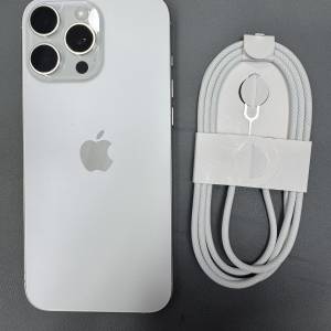 99%New iPhone 16 Pro Max 512GB 白色 香港行貨 蘋果保養到2026年5月15日 電池100% ...