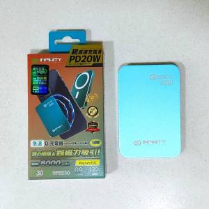INFINITY 5000mAh Power Bank 20W PD3.0/QC3.0 & 15W Magnetic Qi/MagSafe