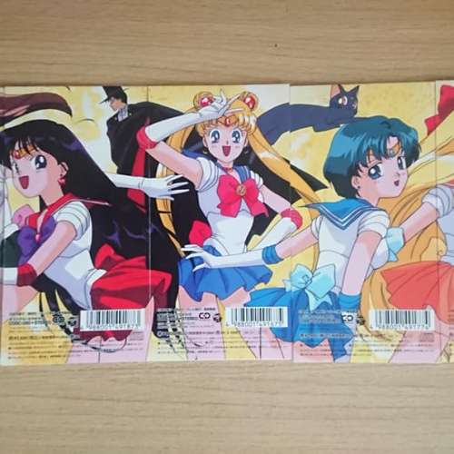 歷史物品Sailormoon美少女戰士日版single CD一set 5張