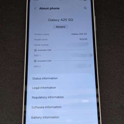 三星 Samsung A25 5G 日版 SCG33 4GB+64GB