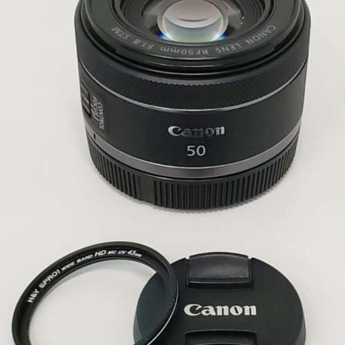 Canon RF 50mm f1.8 STM (R 系列相機用 全篇幅 STM 摩打 標準定焦鏡頭) - 99% New...