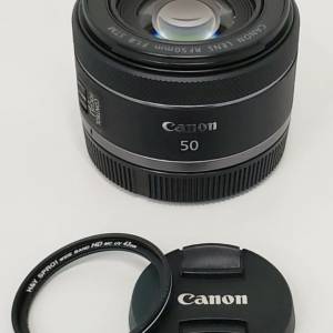 Canon RF 50mm f1.8 STM (R 系列相機用 全篇幅 STM 摩打 標準定焦鏡頭) - 99% New...
