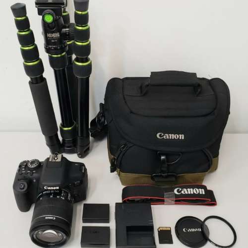 Canon 750D 連 18-55mm IS STM 標準防震變焦鏡頭套裝 (Kit Set) - 98% New，快門次...