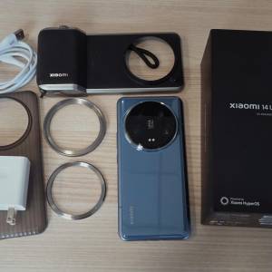 90%新 小米14 Ultra 16+1TB 龍晶藍色 國行雙卡 連 攝影手柄套裝 Xiaomi 14 Ultra L...