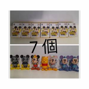 全新7–11迪士尼小熊維尼米奇老鼠匙扣（不散賣）New disney mickey mouse winnie t...