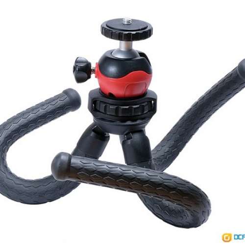 Flexible tripod 靈活三腳架 + 電話 / 小型平板電腦夾 (全新)