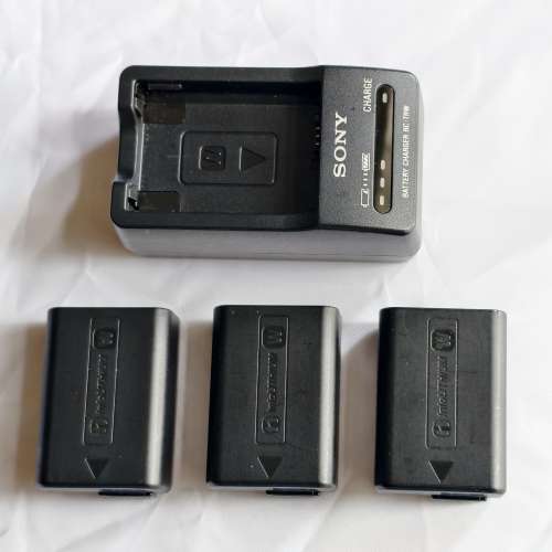 SONY BC-TRW、NP-FW50 原廠充機 (買1充機送3電池) RX-10 6100 6400