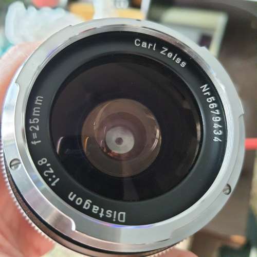 Contarex Carl Zeiss Distagon 25mm f/2.8 黑版