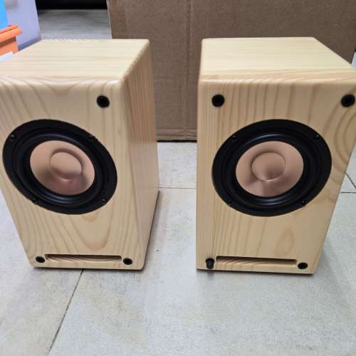 全新品 - 實木迷宫音箱 3寸全頻喇叭單元 靚聲 一對