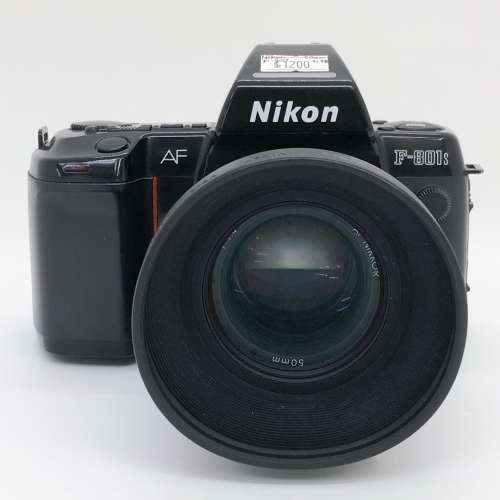 99% New Nikon F801S + 50mm F1.4D 菲林相機套裝, 深水埗門市可購買