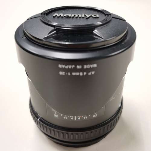 ９７％新Phaseone/Mamiya Sekor AF 45mm f2.8 D高質大光圈廣角風景鏡加接環可用於X...