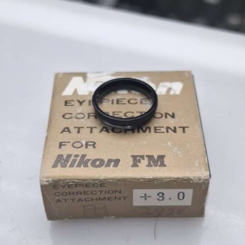 NIKON + 1.0 3.0 EYEPIECE CORRECTION LENS FOR FM3A FM2 FE2 FA