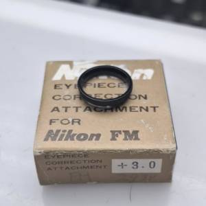 NIKON + 1.0 3.0 EYEPIECE CORRECTION LENS FOR FM3A FM2 FE2 FA