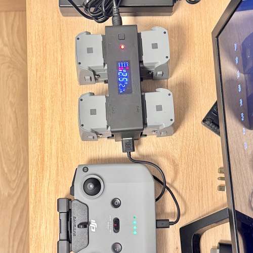 大彊 Air2S ＋5舊電＋最強叉電器 1叉4