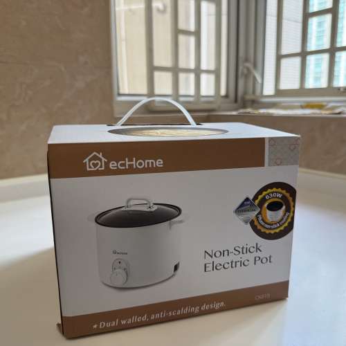 全新 億世家 ecHome 600W 雙耳煮食鍋