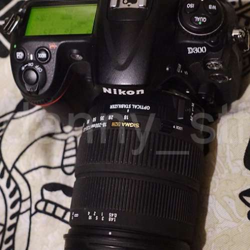 港行 Nikon D300 專業單反相機 連 Sigma 18-200mm F3.5-6.3 OS HSM 鏡頭