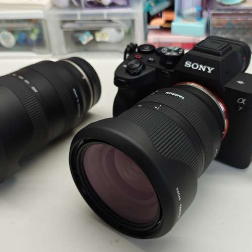 Sony A7 IV + Tamron 17-28 2.8 E mount +Tamron 28-200 E mount