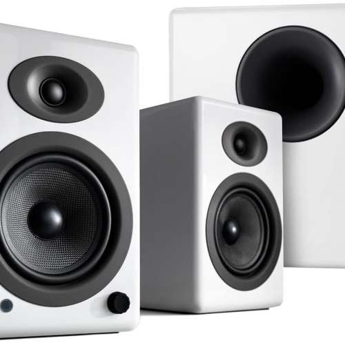 98%新港行 Audioengine 書架式喇叭 A5+ & S8 Powered Subwoofer 低音箱 白色