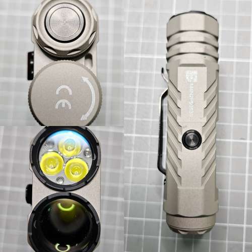 95％new ACEBEAM M2-X 超光 戰術充電電筒 LED泛光 3200流明 聚光500米