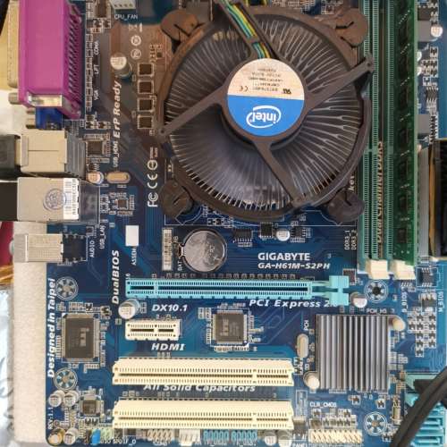 Gigabyte GA61M 連 i3 2120+4G Ram