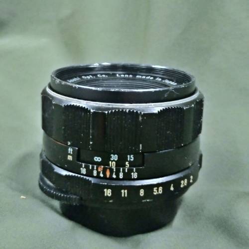 55mm f2  Asahi Opt.Co.(PENTAX) Super-Takumar  m42 Screw-mount