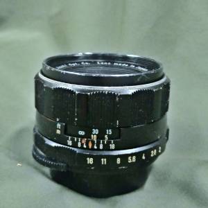 55mm f2  Asahi Opt.Co.(PENTAX) Super-Takumar  m42 Screw-mount