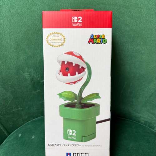 全新 HORI Nintendo Switch 2 Lite Accessory USB Camera Cam Piranha Plant Mario...
