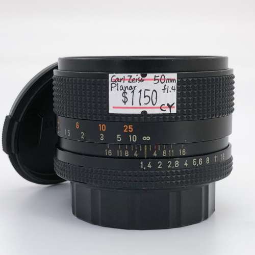 98% New Carl Zeiss Planar 50mm F1.4手動鏡頭, 深水埗門市可購買