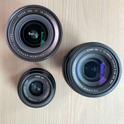 超值富士鏡 XF 10-24mm f4 R OIS, 23mm f2 R WR 及 55-200mm f3.5-4.8 R LM OIS (98...