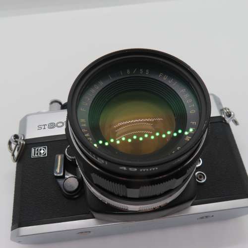 FUJICA ST801 + FUJINON 55mm f1.8 (鋃色) 菲林相機 底片相機