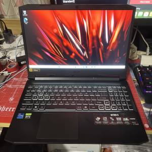[144Hz] Acer Nitro 5 (RTX 3050 / 11代8核 i7 / 15.6" 全高清 / Win 11 / 永久Off...