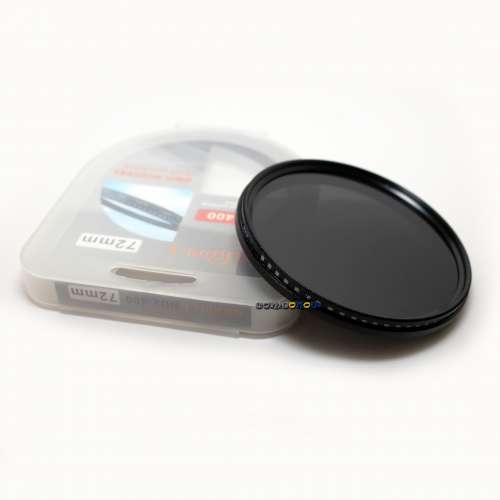 Green. L 72mm ND2 to ND400 Variable Neutral Density Filter 可調減光 濾鏡