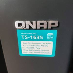 qnap ts 1635 16 bay 10gbe 2.5 3.5 ssd hdd NAS home smb enterprise synology
