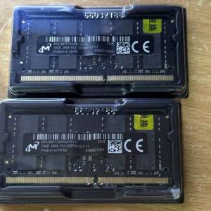 Micron 16GB DDR4 3200MHz SODIMM notebook RAM
