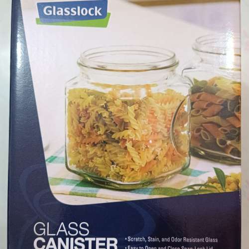 全新 GLASSLOCK Glass Canister 玻璃密封瓶 1.5公升 (Made in KOREA)