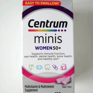 Centrum 善存 50+ 女士配方 細粒版 多種維他命 Minis Woman 50+ supplement