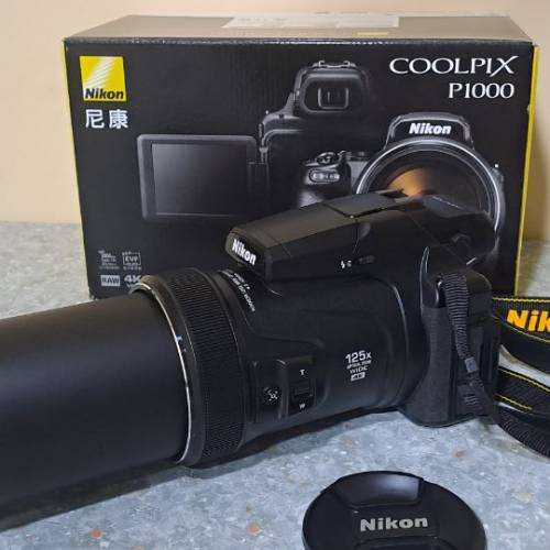 3000mm!!! zoom 到上火星 香港行貨 Nikon P1000