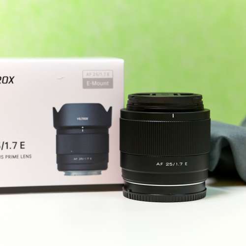 全新一樣 行貨 Viltrox 25mm f1.7 Sony E mount 唯卓APS-C 自動對焦鏡頭