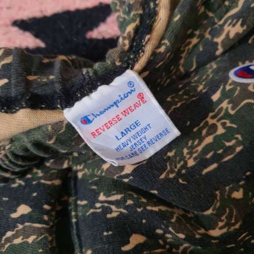 Vintage Champion REVERSE WEAVE Camo short pant air max usa nba stussy