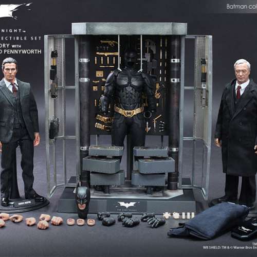 Hot Toys MMS 236 蝙蝠俠 TDK Batman Armory w/ Bruce & Alfred 1/6th Scale