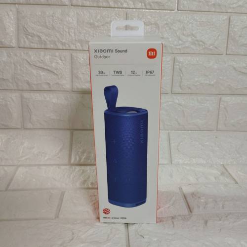 全新行貨勁靚聲小米xiaomi Sound Outdoor藍牙喇叭 藍色 有保用