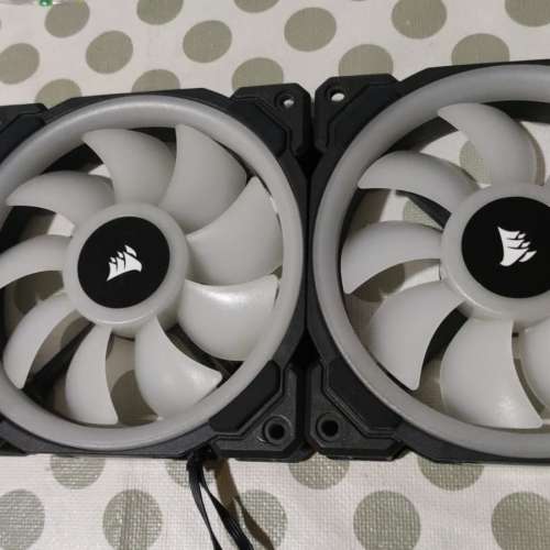 Corsair LL120 RGB 120mm Dual Light Loop RGB LED PWM Fan CO-9050072-WW 兩把