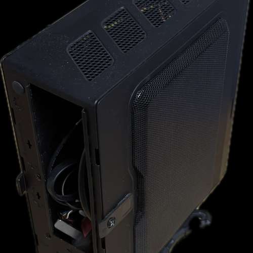 二手 GTR S102 SILVER ITX CASE WITH 200W POWER SUPPLY