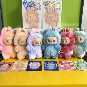 全新未拆 Labubu 3.0 泡泡瑪特 公仔盲盒 端盒 6個唔重複 防偽碼 概率隱藏！
