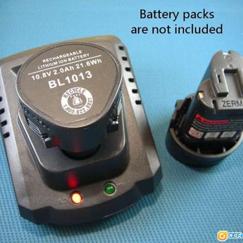 全新Makita 牧田BL1013 10.8V 代用鋰電池及充電器完全兼容原裝產品